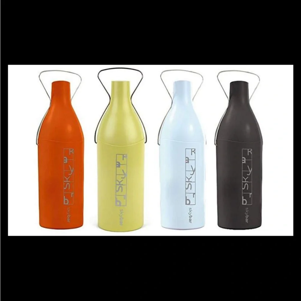 Skybar orange insulated bottle holder